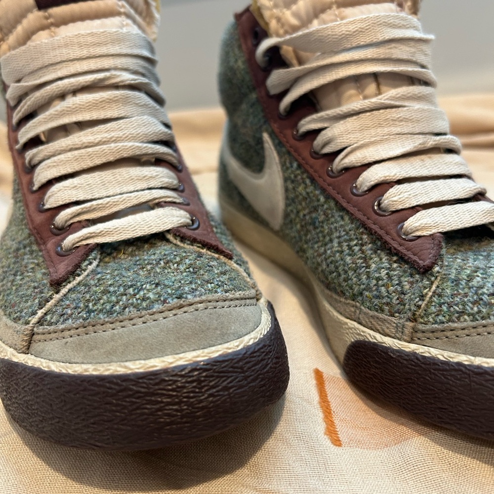 RARE Nike + Harris Tweed Collab Blazer High-Tops size 7